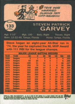 2003 Topps All-Time Fan Favorites #133 Steve Garvey Back