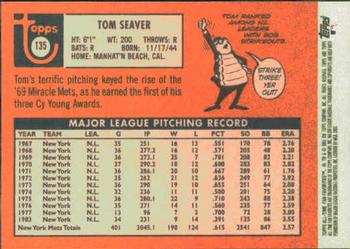 2003 Topps All-Time Fan Favorites #135 Tom Seaver Back