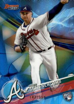 2017 Bowman's Best - Blue Refractor #43 Sean Newcomb Front