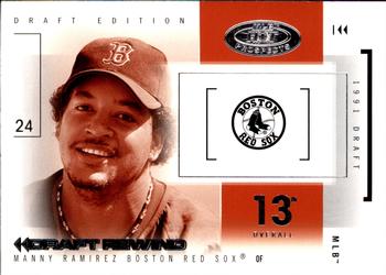 2004 Fleer Hot Prospects Draft Edition - Draft Rewind #23DW Manny Ramirez Front