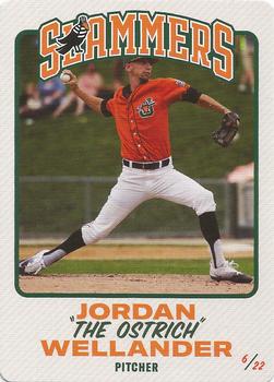 2017 Cards Against Humanity Saves Baseball #6 Jordan Wellander Front