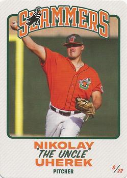 2017 Cards Against Humanity Saves Baseball #8 Nikolay Uherek Front