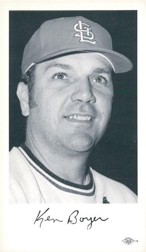 1971 St. Louis Cardinals Photocards #NNO Ken Boyer Front