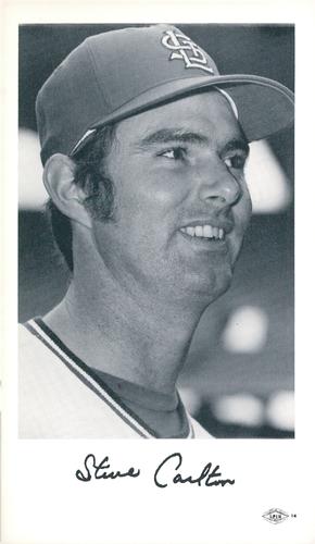 1971 St. Louis Cardinals Photocards #NNO Steve Carlton Front