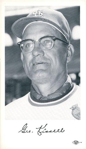1971 St. Louis Cardinals Photocards #NNO George Kissell Front