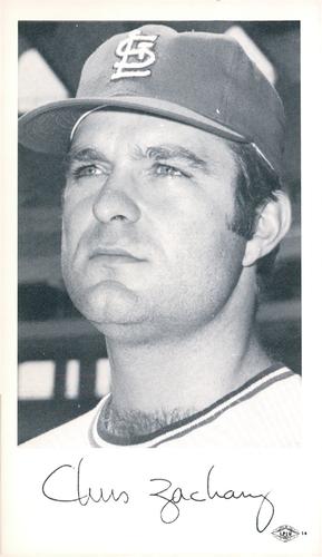 1971 St. Louis Cardinals Photocards #NNO Chris Zachary Front