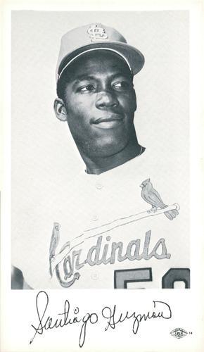 1971 St. Louis Cardinals Photocards #NNO Santiago Guzman Front