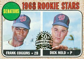 2017 Topps Heritage - 50th Anniversary Buybacks #96 Senators 1968 Rookie Stars - Coggins / Nold Front