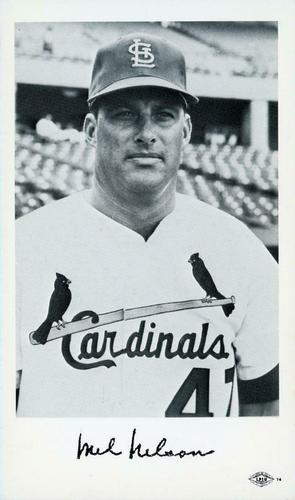 1968 St. Louis Cardinals Photocards #NNO Mel Nelson Front