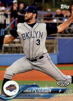 2018 Topps Pro Debut #83 David Peterson Front