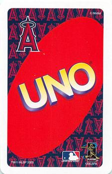 2005 UNO Los Angeles Angels of Anaheim #G8 Garret Anderson Back