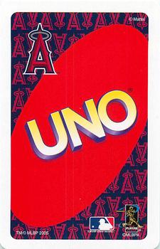 2005 UNO Los Angeles Angels of Anaheim #R0 Steve Finley Back