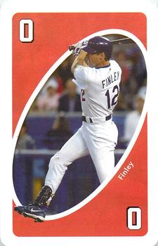 2005 UNO Los Angeles Angels of Anaheim #R0 Steve Finley Front