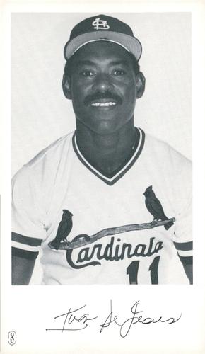 1985 St. Louis Cardinals Photocards #NNO Ivan DeJesus Front