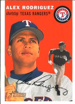 2003 Topps Heritage #1 Alex Rodriguez Front