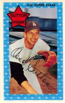 1971 Kellogg's 3-D Super Stars - XOGRAPH (Missing Copyright Year) #31 Don Sutton Front