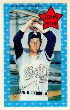 1971 Kellogg's 3-D Super Stars - XOGRAPH (Missing Copyright Year) #74 Tommy John Front