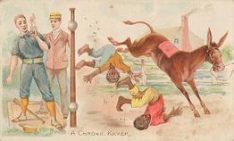 1888 W. Duke, Sons & Co. Talk of the Diamond (N135) #NNO A Chronic Kicker Front