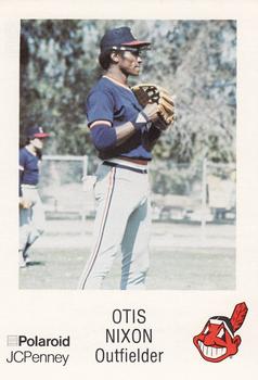 1985 Polaroid/JCPenney Cleveland Indians #NNO Otis Nixon Front