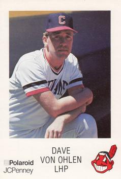 1985 Polaroid/JCPenney Cleveland Indians #NNO Dave Von Ohlen Front