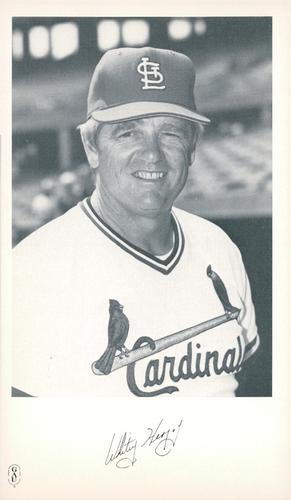 1980 St. Louis Cardinals #NNO Whitey Herzog Front