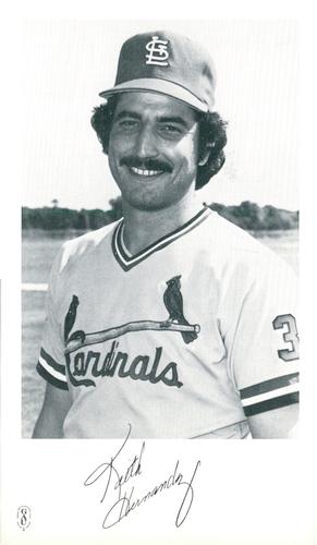 1982 St. Louis Cardinals Photocards #NNO Keith Hernandez Front