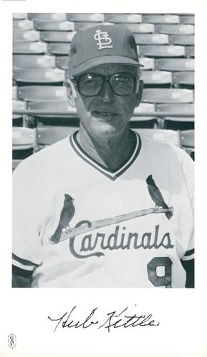 1982 St. Louis Cardinals Photocards #NNO Hub Kittle Front