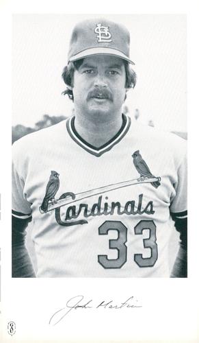 1982 St. Louis Cardinals Photocards #NNO John Martin Front