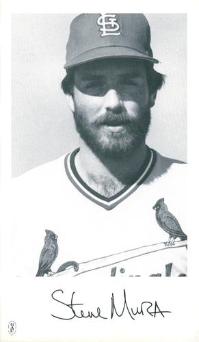 1982 St. Louis Cardinals Photocards #NNO Steve Mura Front