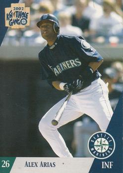 2002 Seattle Mariners Knothole Gang #2 Alex Arias Front