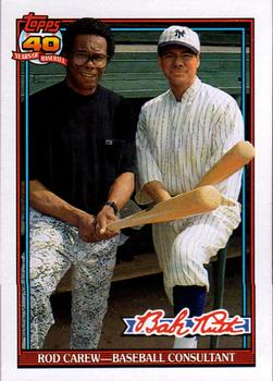 1991 Topps Babe Ruth Movie Promo #8 Rod Carew -- Baseball Consultant Front