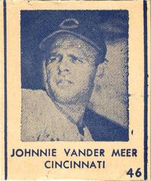 1948 Blue Tint (R346) #46 Johnny Vander Meer Front