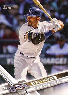 2017 Topps On-Demand Mini #603 Eric Thames Front