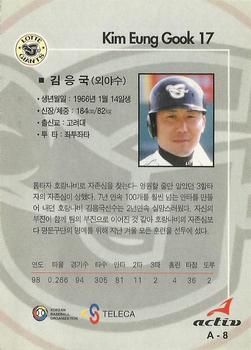 1999 Teleca Kolon Activ #A8 Eung-Gook Kim Back