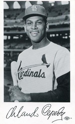 1967 St. Louis Cardinals Photocards #NNO Orlando Cepeda Front