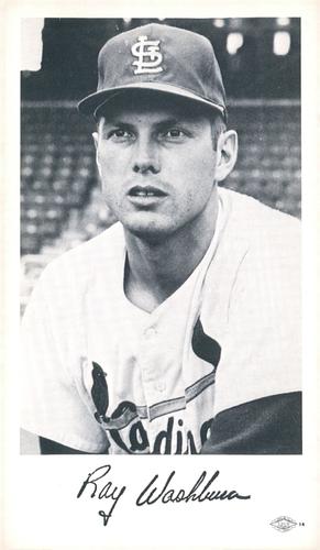 1966 St. Louis Cardinals Photocards #NNO Ray Washburn Front