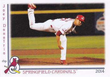 2014 Grandstand Springfield Cardinals #NNO Joey Donofrio Front