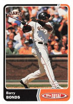 2003 Topps Total #847 Barry Bonds Front