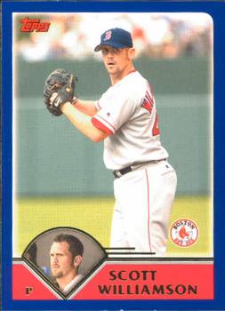 2003 Topps Traded & Rookies #T114 Scott Williamson Front