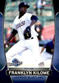 2016 Choice Lakewood BlueClaws #14 Franklyn Kilome Front