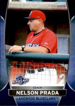 2016 Choice Lakewood BlueClaws #31 Nelson Prada Front