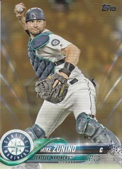 2018 Topps - Gold #513 Mike Zunino Front
