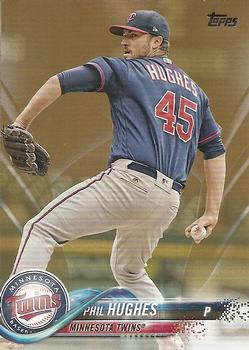 2018 Topps - Gold #537 Phil Hughes Front