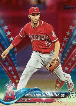 2018 Topps - Independence Day #15 Andrelton Simmons Front