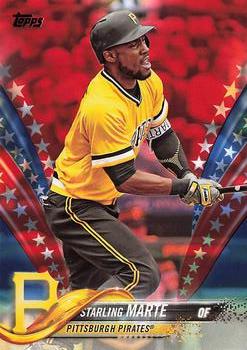2018 Topps - Independence Day #60 Starling Marte Front