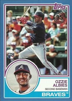 2018 Topps - 1983 Topps Baseball 35th Anniversary Blue #83-40 Ozzie Albies Front