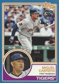 2018 Topps - 1983 Topps Baseball 35th Anniversary Blue #83-41 Miguel Cabrera Front