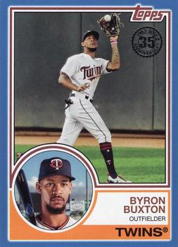 2018 Topps - 1983 Topps Baseball 35th Anniversary Blue #83-77 Byron Buxton Front