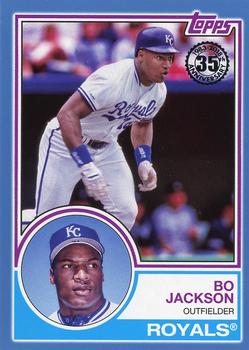 2018 Topps - 1983 Topps Baseball 35th Anniversary Blue #83-89 Bo Jackson Front