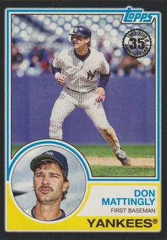 2018 Topps - 1983 Topps Baseball 35th Anniversary Black #83-56 Don Mattingly Front